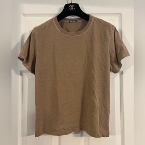Talentless By Scott Disick Beige Casual Tee Shirt Size L Beige Tan color EUC